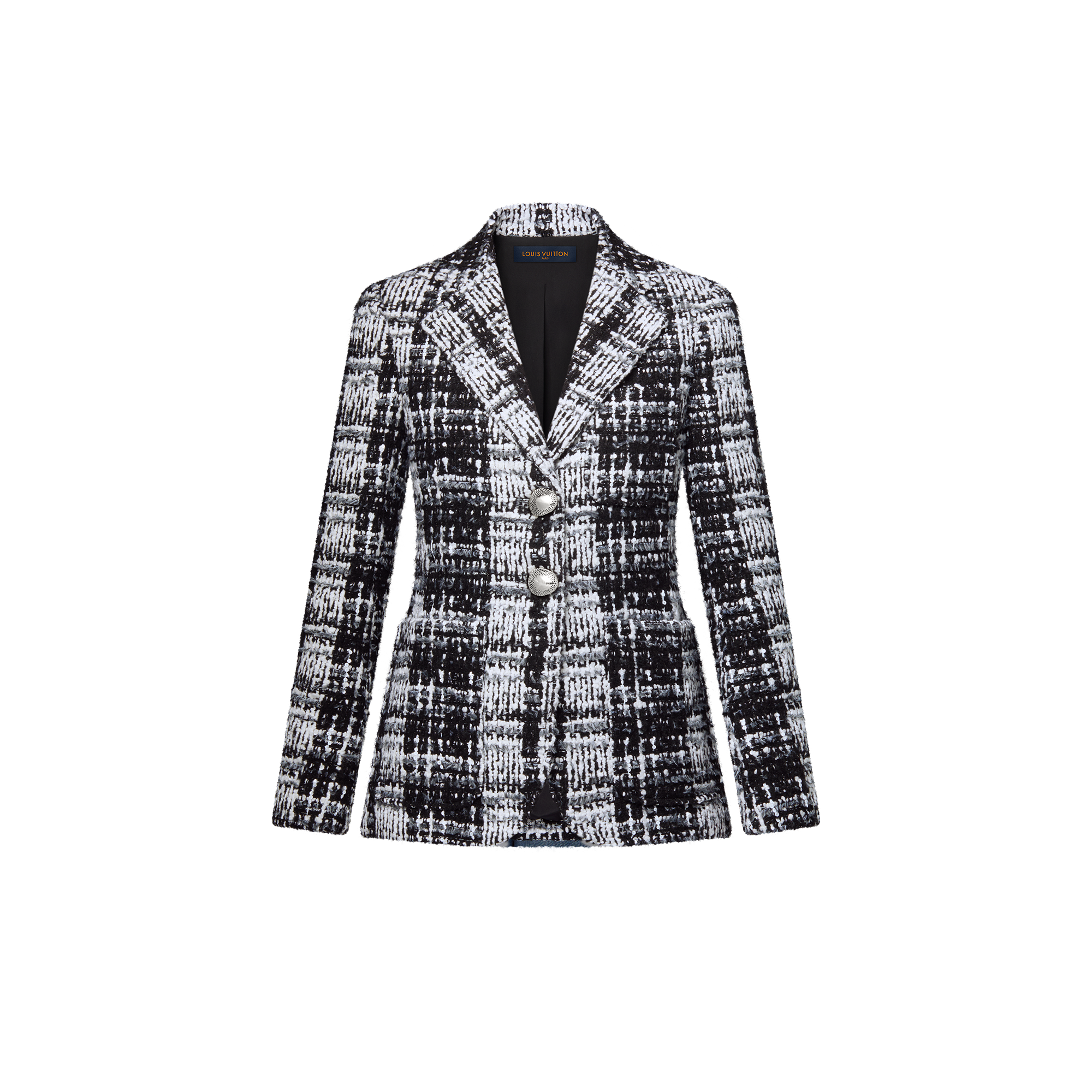 限定品◆関税なし【LOUIS VUITTON】Bouclette Tweed Boxy Jacket louis-vuitton--
